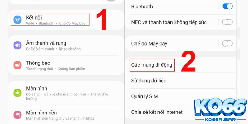 Đăng ký KO66 do lỗi mạng Internet