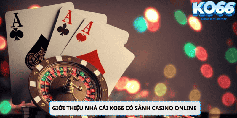 Giới thiệu nhà cái KO66 có sảnh casino online 